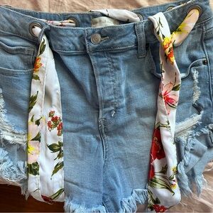 Light Wash Altar’d state denim shorts